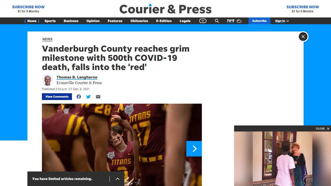 Evansville COVID update: Cases, deaths, fall into the 'red ...